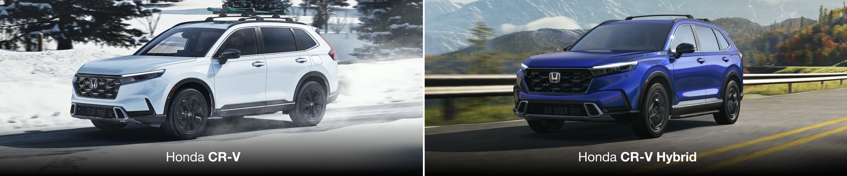 collage image of a Honda CR-V Honda CR-V Hybrid